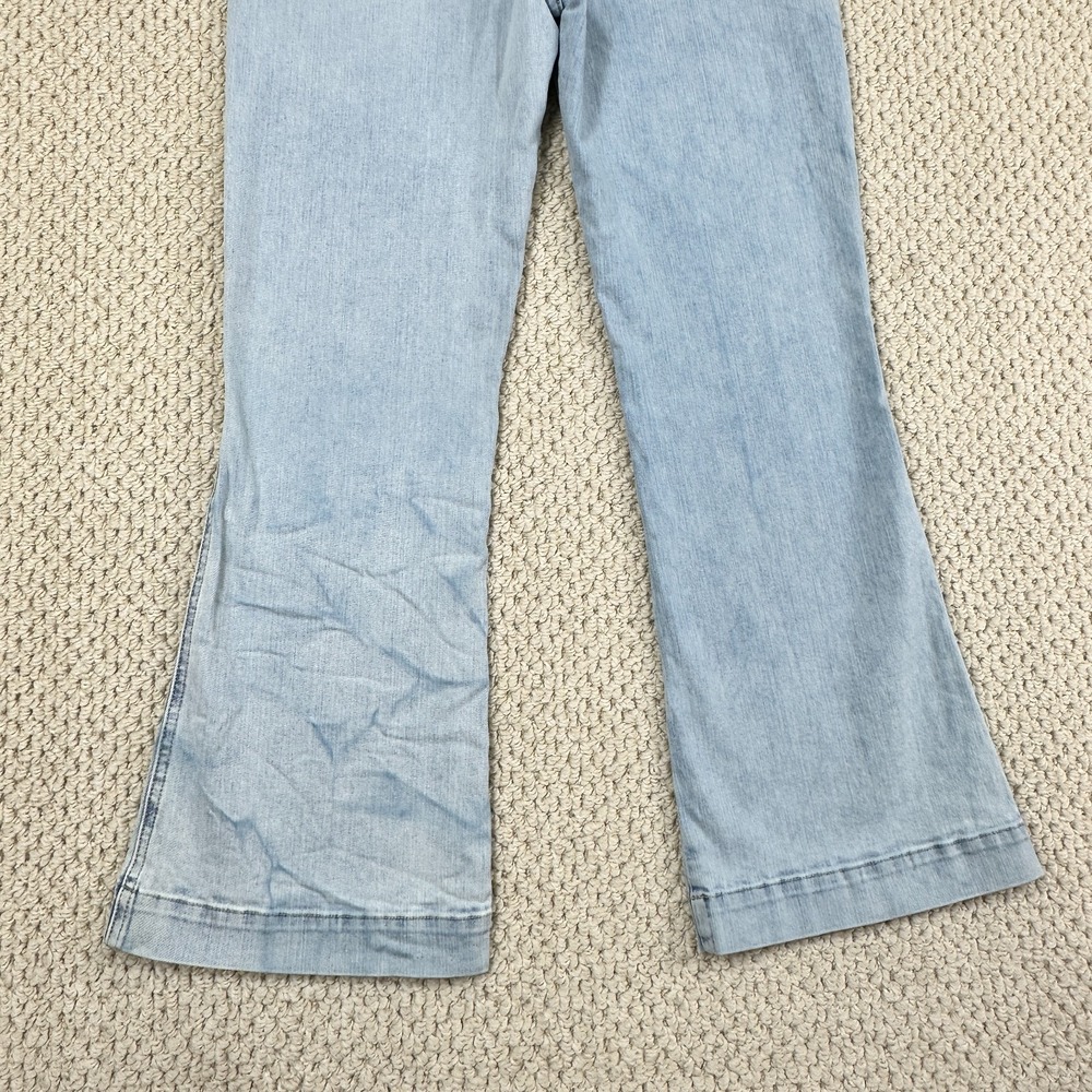 Veronica Beard Carson Ankle Flare Jeans Womens 31/12 Light Blue Wash High Rise - Picture 14 of 15